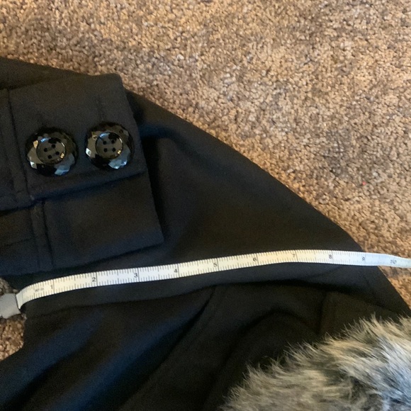 Host Pick 🔥 NWOT Dollhouse Outerwear Coat-Removable Fur Collar - Picture 12 of 16